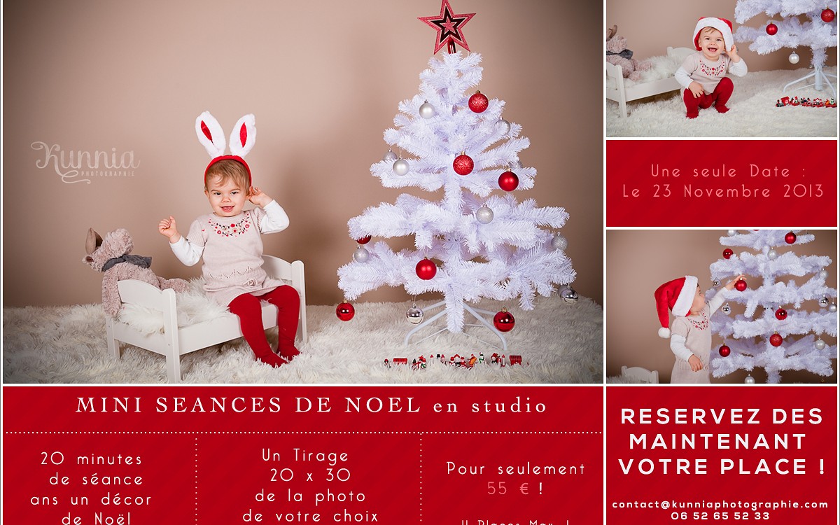 Mini Séances Photos Spécial Noël en studio | Photographe Caen